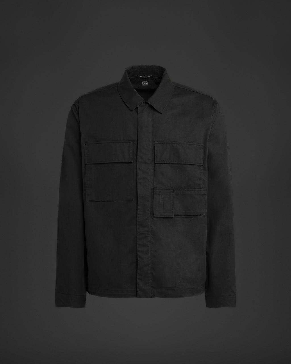 GABARDINE UTILITY OVERSHIRT