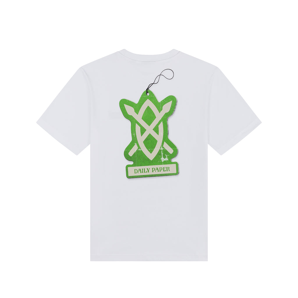 DAILY PAPER Air freshener shield ss t-shirt white
