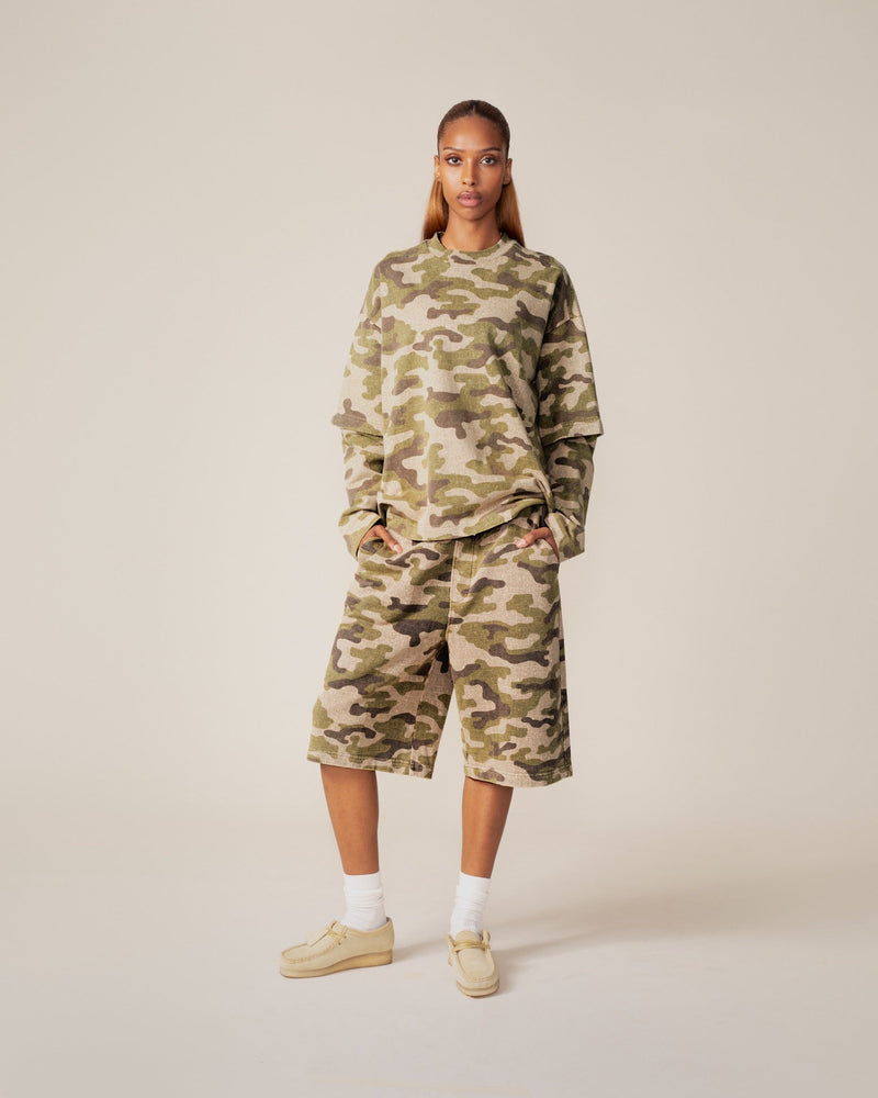 LAYERED CAMO TEE