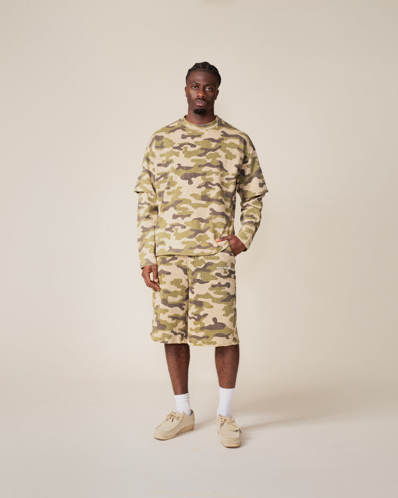 LAYERED CAMO TEE