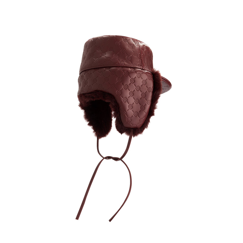DAILY PAPER Monogram chapka madder brown