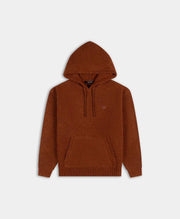 DAILY PAPER Orbit knit oversized hoodie red clay