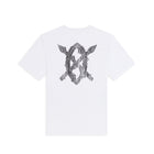 DAILY PAPER Snake shield SS tee white