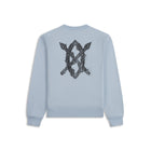 DAILY PAPER Snake shield sweater skyway blue
