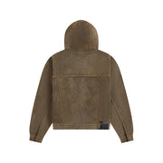 DAILY PAPER Velvet shield denim jacket brown