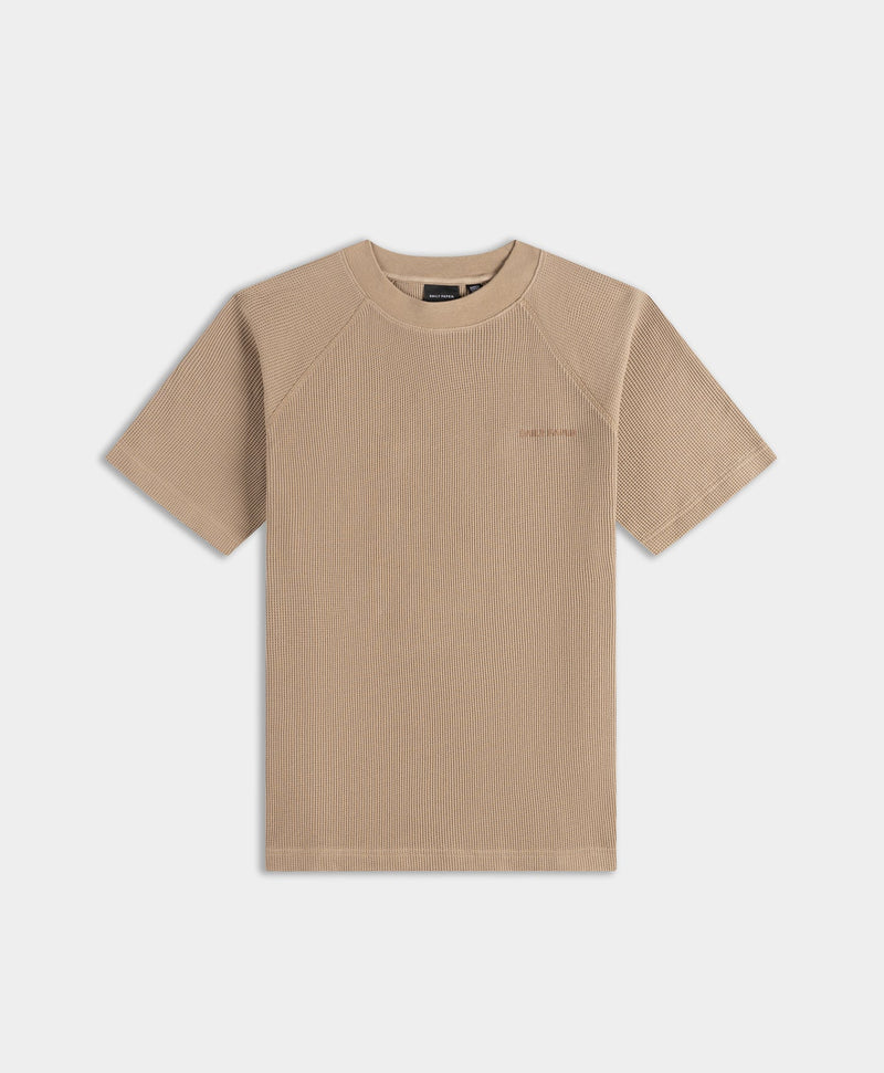 WAFFLE BOXY SS T-SHIRT