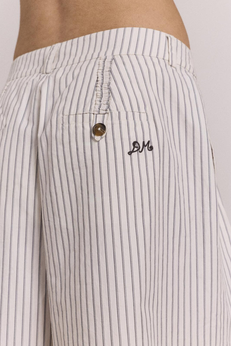 DAMSON MADDER Ambrosia shorts white stripe