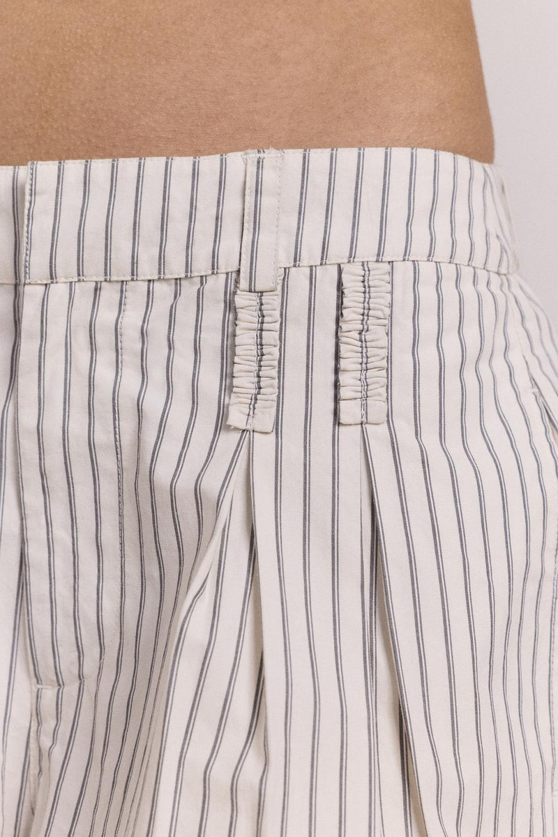 DAMSON MADDER Ambrosia shorts white stripe