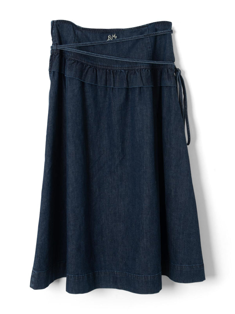 DAMSON MADDER Bellamie skirt indigo blue denim