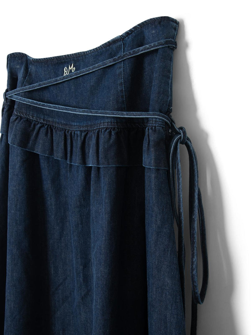 DAMSON MADDER Bellamie skirt indigo blue denim