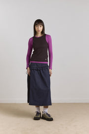 DAMSON MADDER Bellamie skirt indigo blue denim