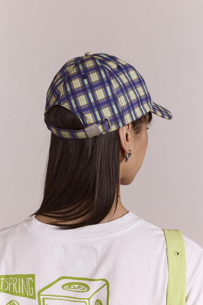 DAMSON MADDER Damson Madder cap tomboy check blue