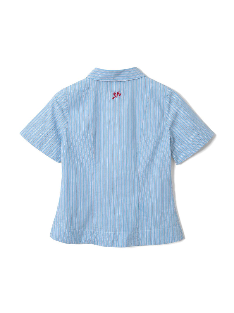 DAMSON MADDER Ebba shirt blue stripe