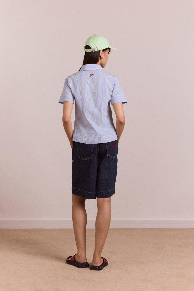 DAMSON MADDER Ebba shirt blue stripe