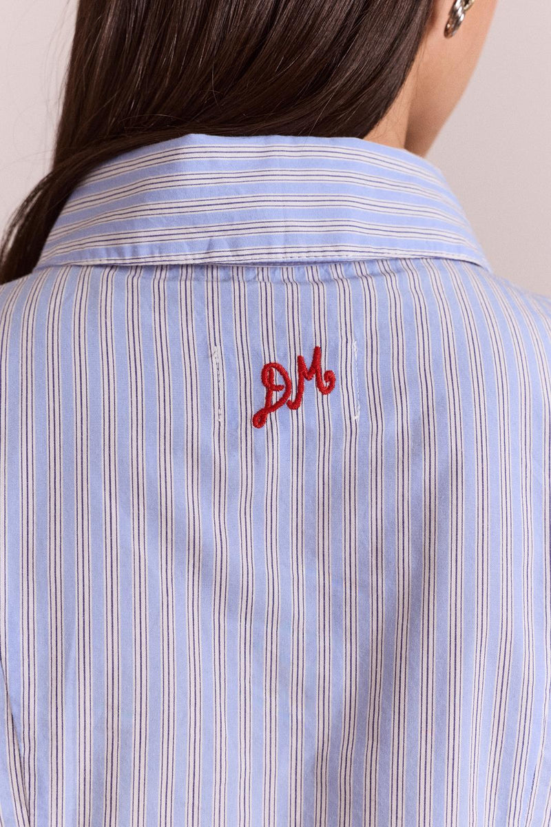 DAMSON MADDER Ebba shirt blue stripe