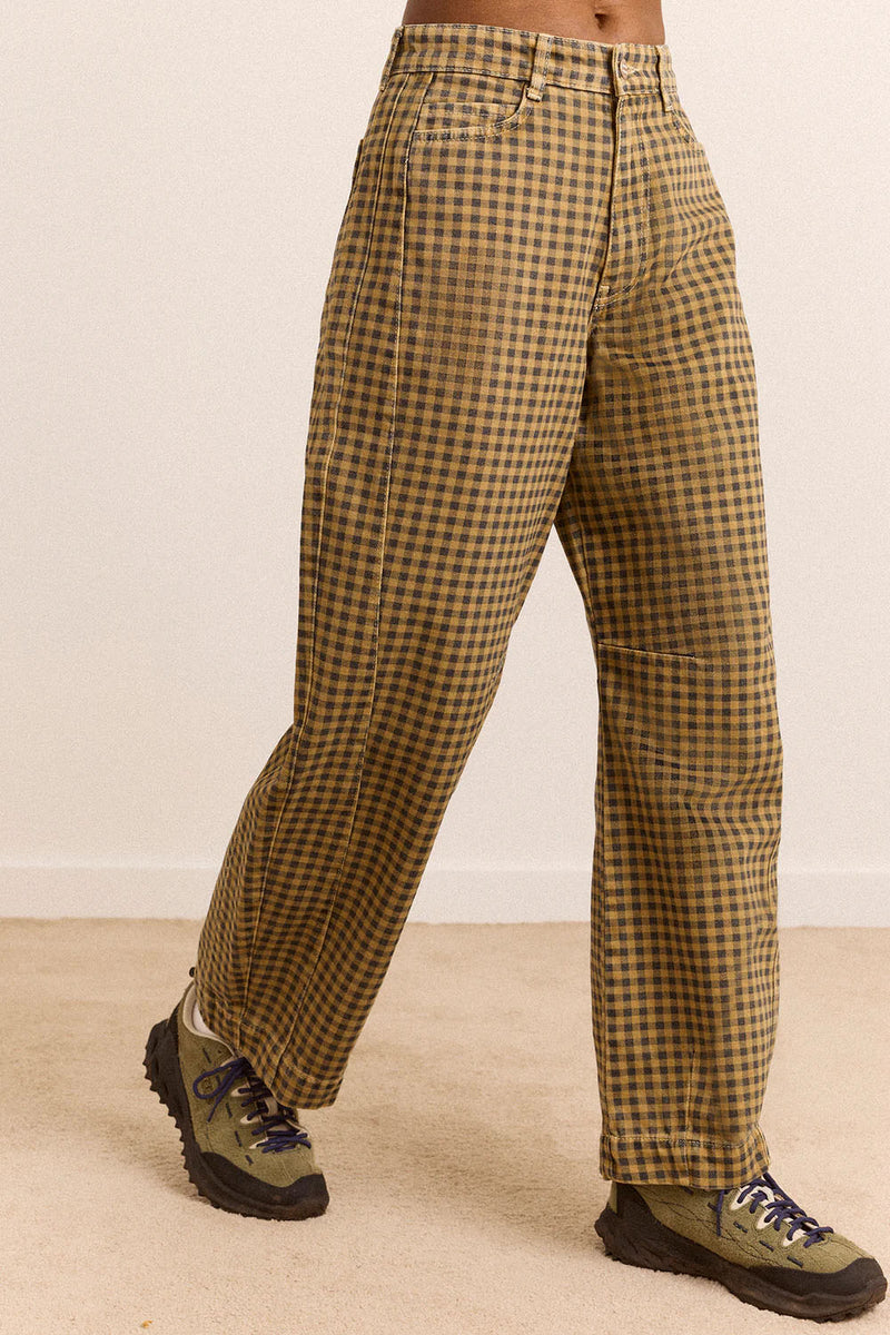 DAMSON MADDER Felix jeans navy gingham