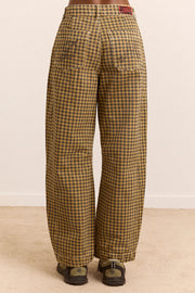 DAMSON MADDER Felix jeans navy gingham