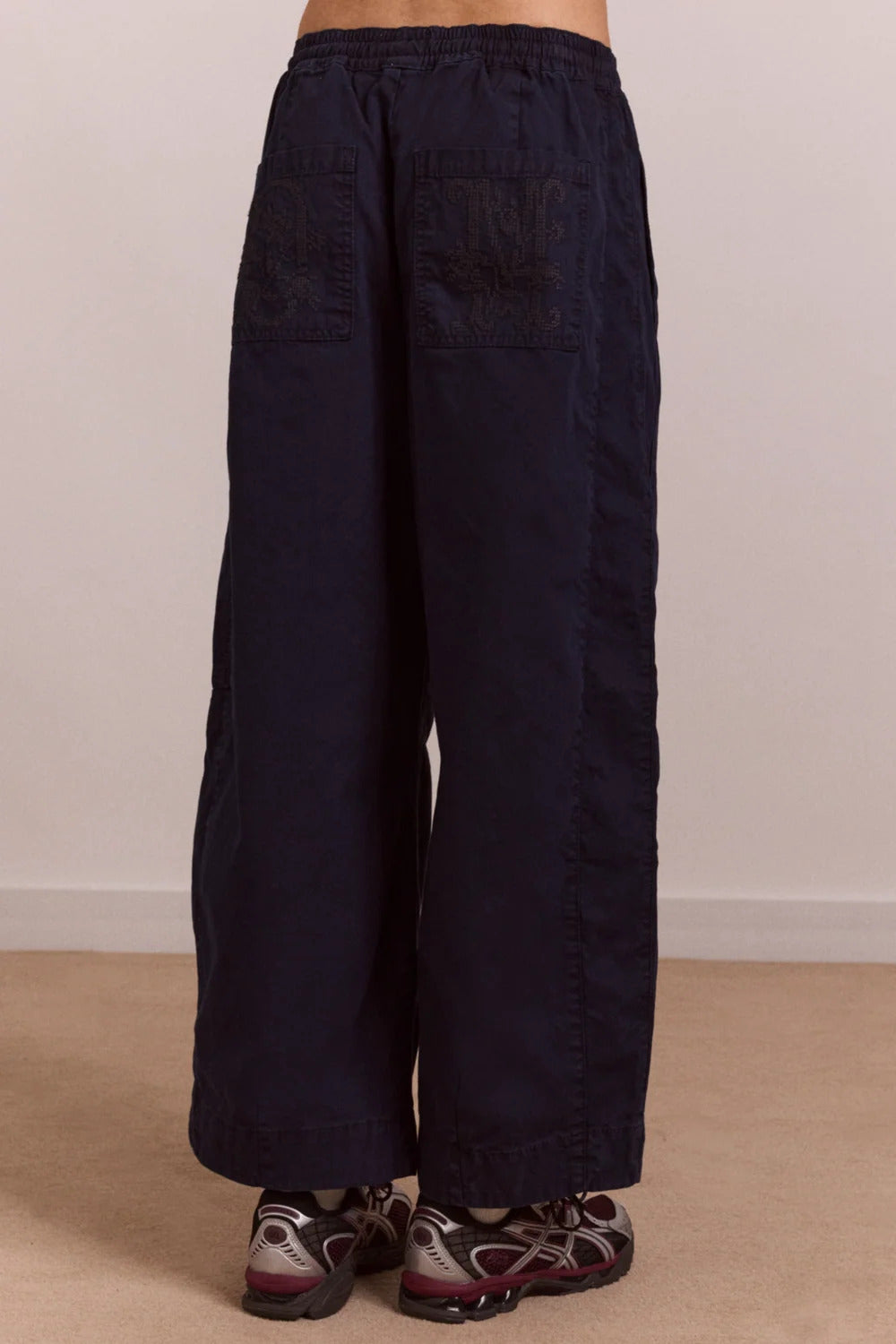DAMSON MADDER Felix twill trousers navy