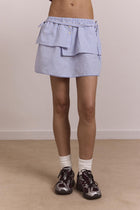 DAMSON MADDER Inka mini skirt blue stripe
