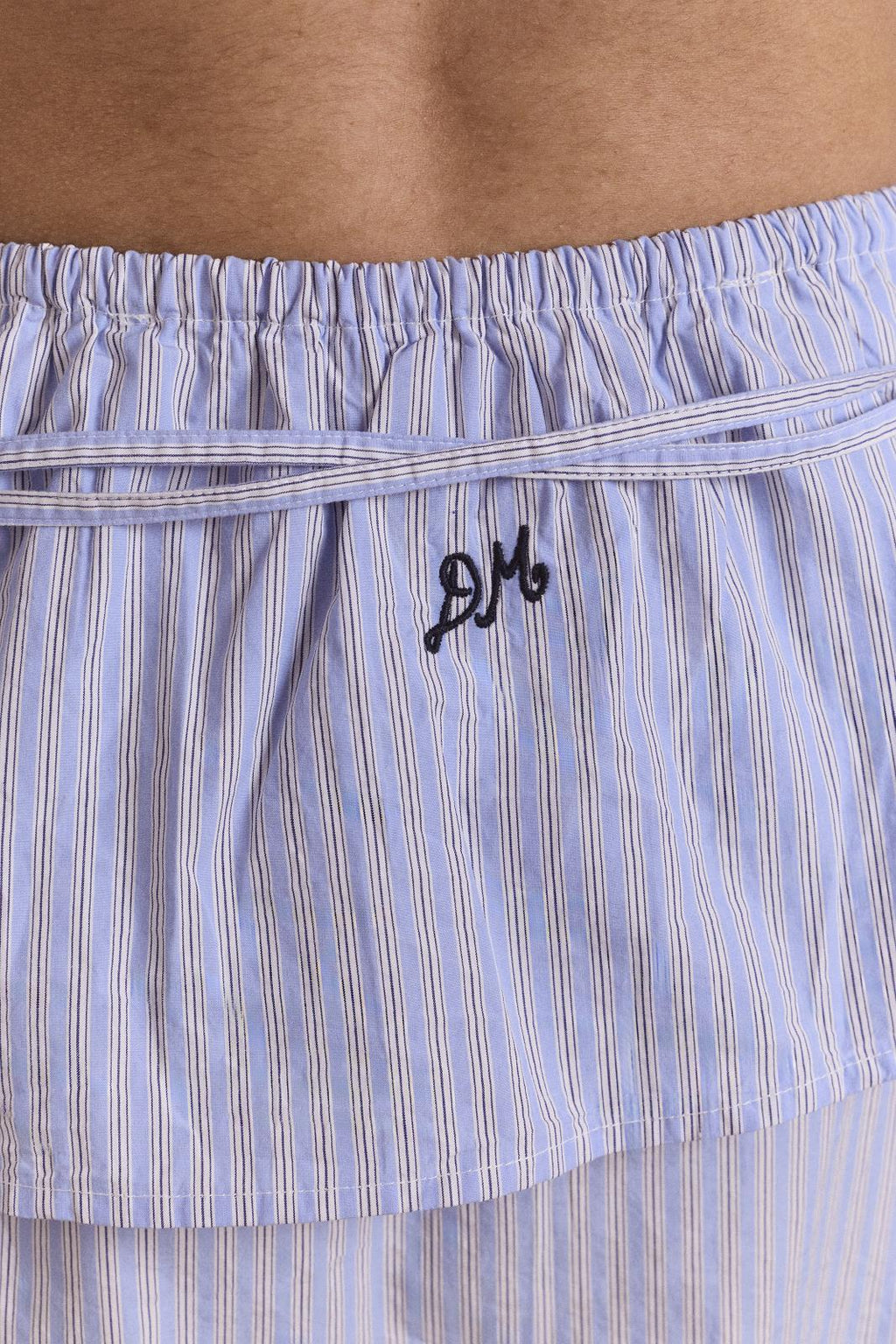 DAMSON MADDER Inka mini skirt blue stripe