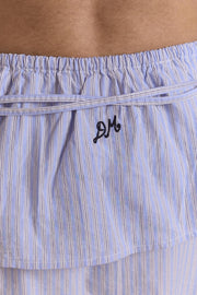 DAMSON MADDER Inka mini skirt blue stripe