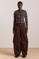 DAMSON MADDER Liv trouser coffee bean brown