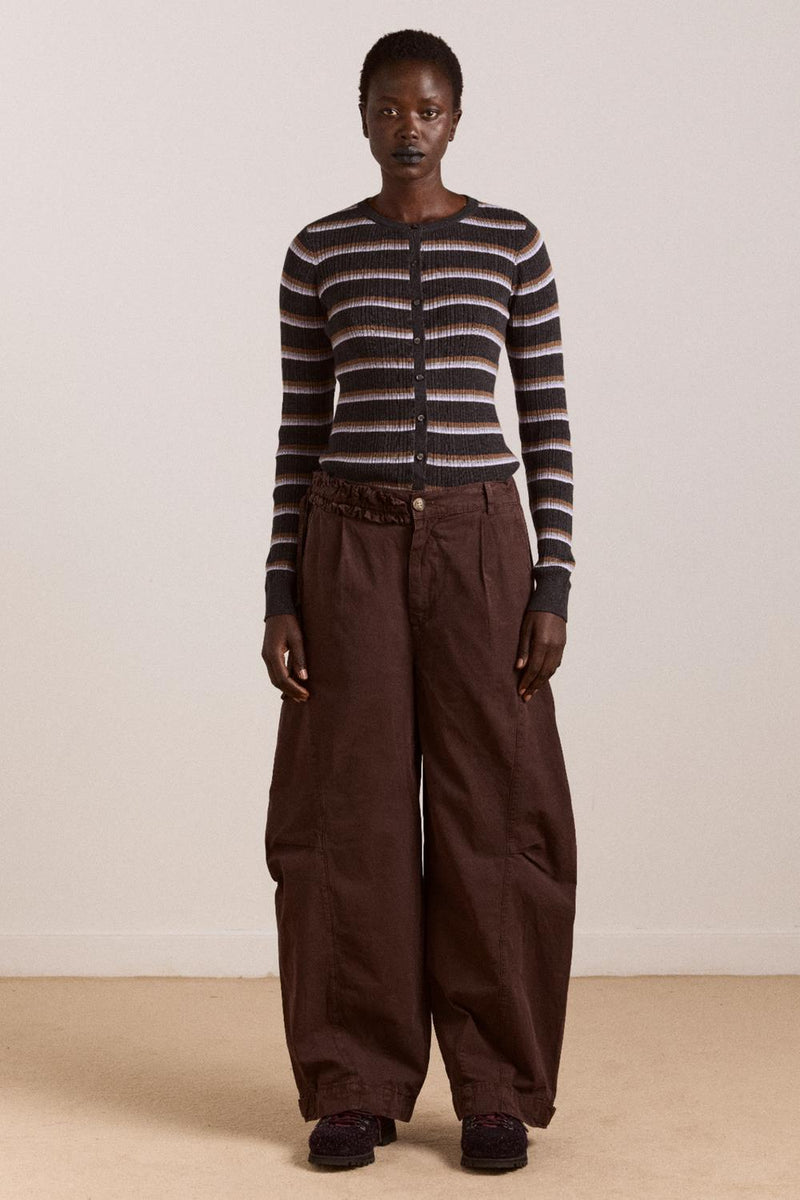 DAMSON MADDER Liv trouser coffee bean brown