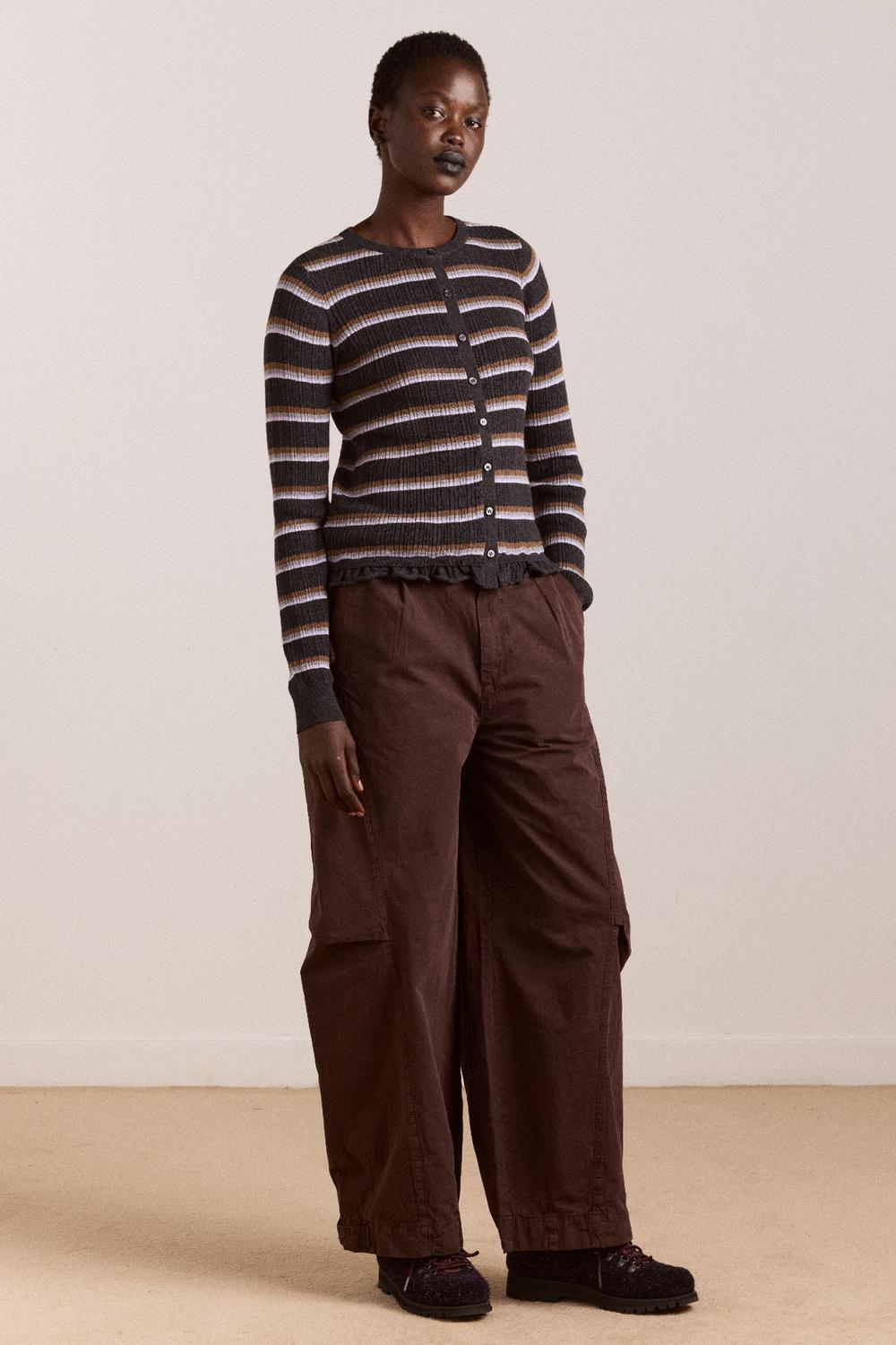 DAMSON MADDER Liv trouser coffee bean brown