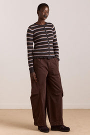 DAMSON MADDER Liv trouser coffee bean brown