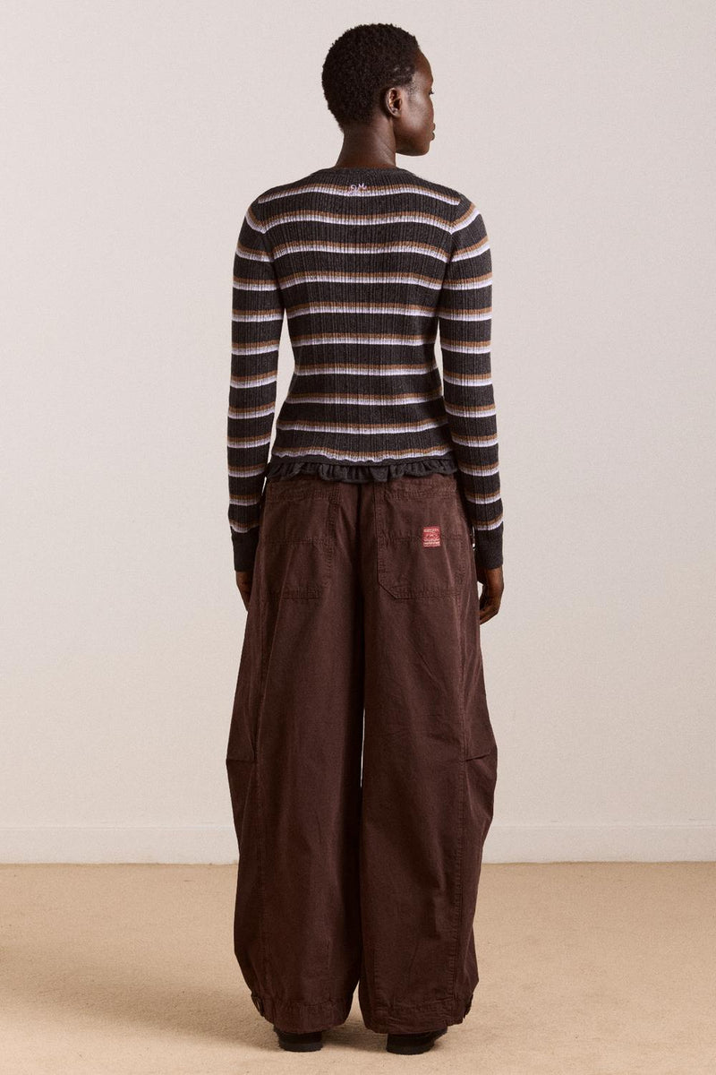 DAMSON MADDER Liv trouser coffee bean brown
