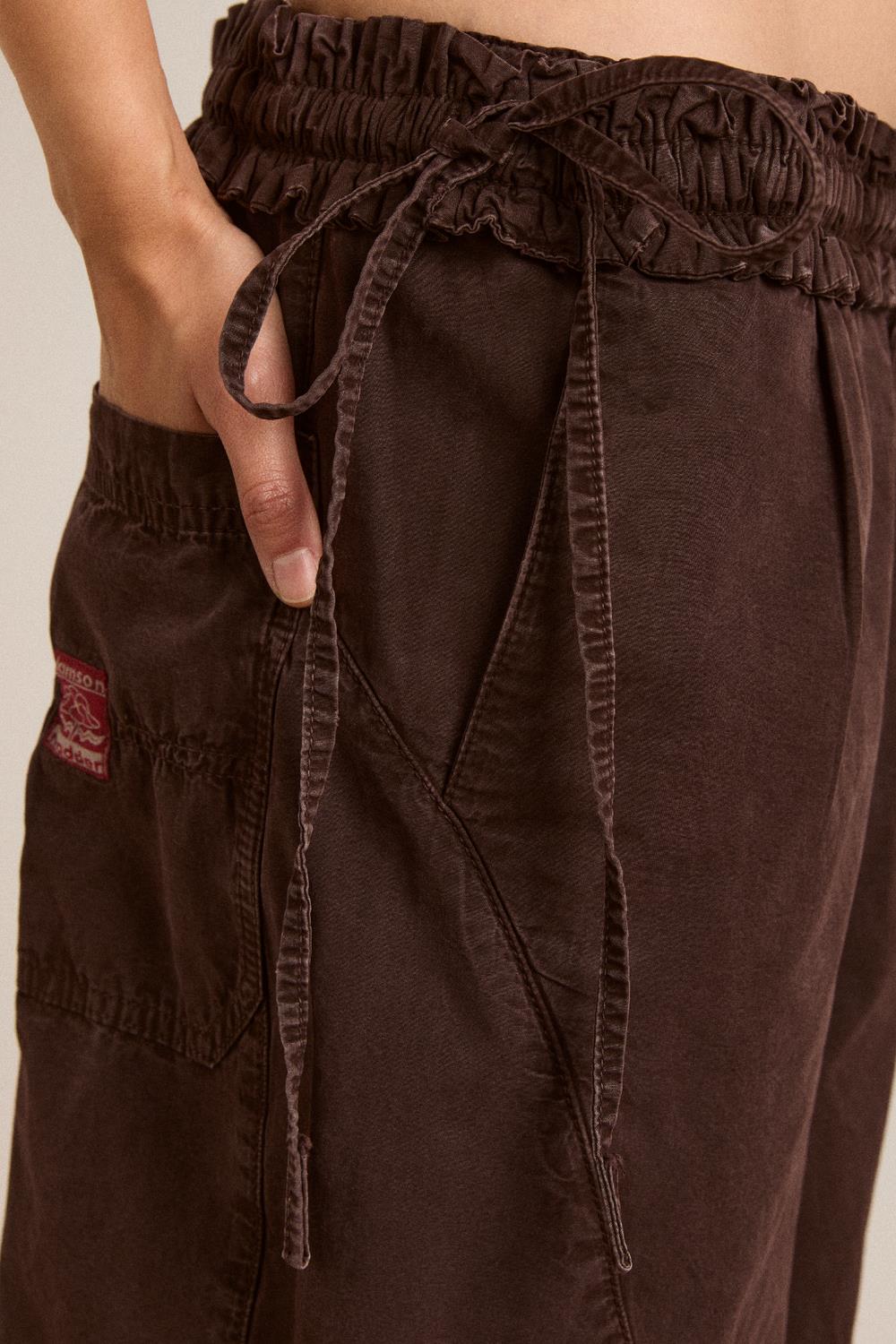 DAMSON MADDER Liv trouser coffee bean brown