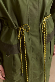 DAMSON MADDER Logan raincoat forest green