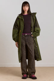 DAMSON MADDER Logan raincoat forest green