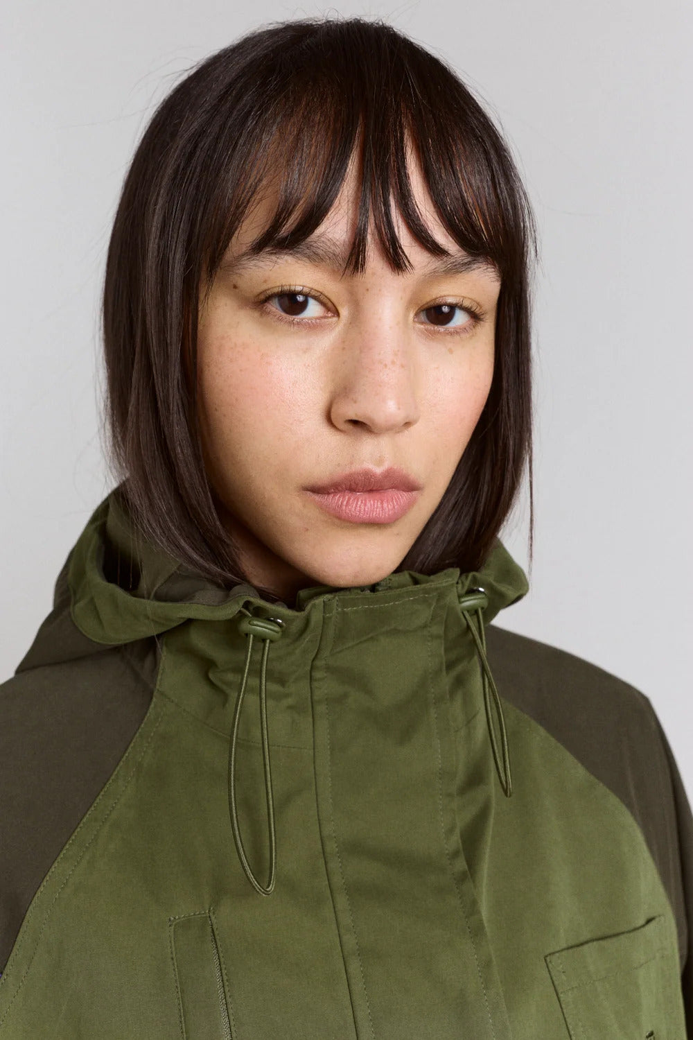 DAMSON MADDER Logan raincoat forest green