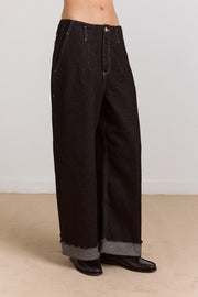 DAMSON MADDER Loose fit Pascal jeans black