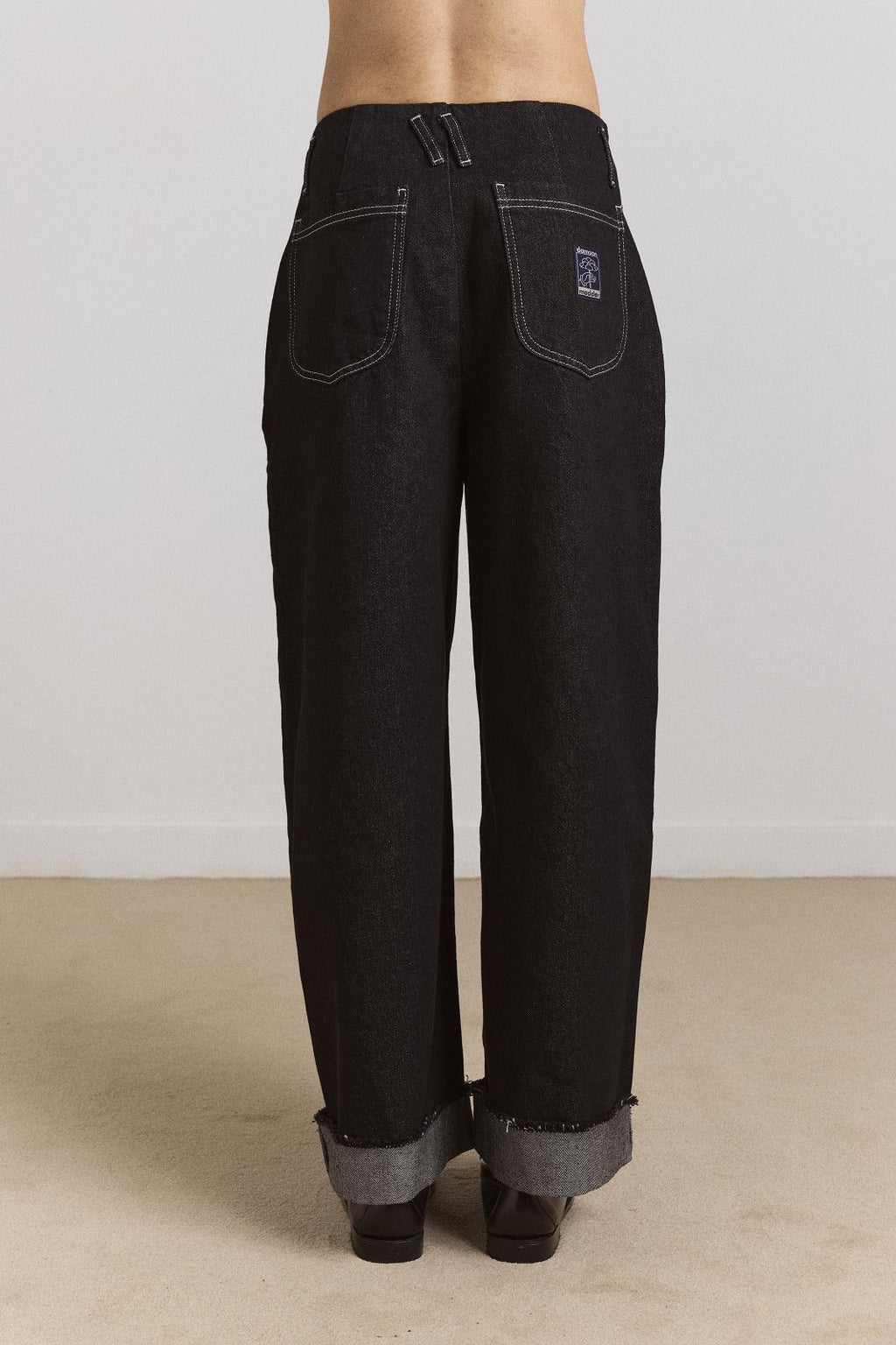 DAMSON MADDER Loose fit Pascal jeans black