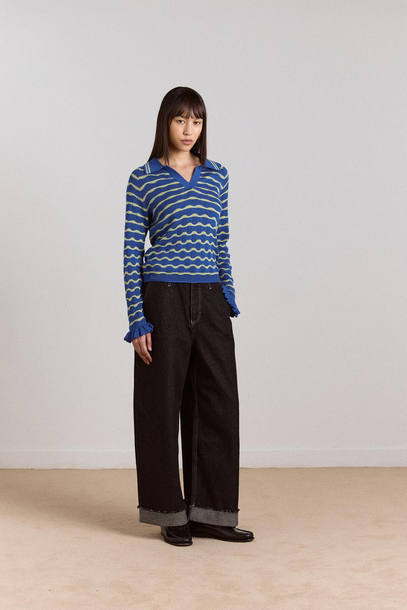 DAMSON MADDER Loose fit Pascal jeans black