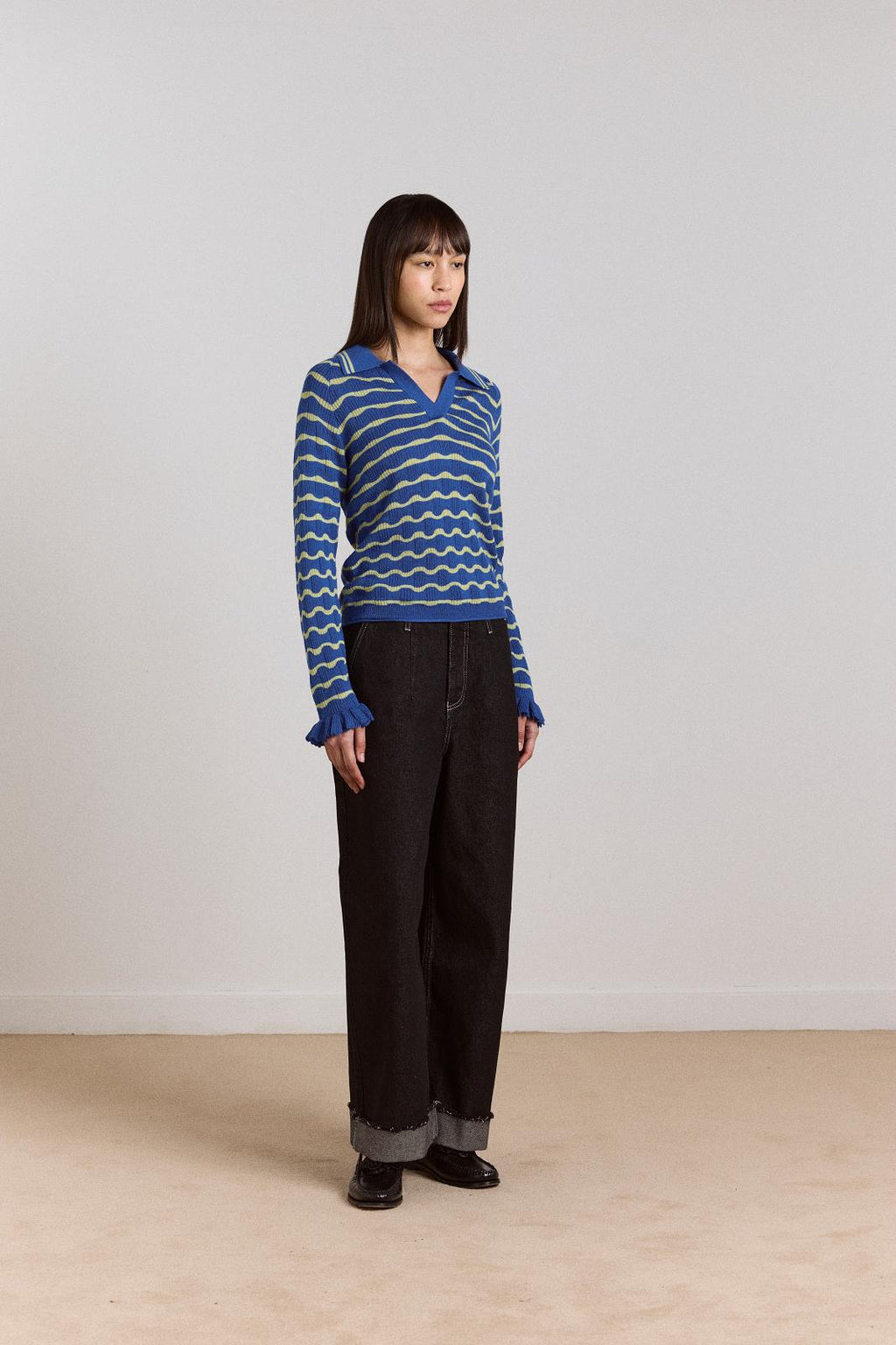 DAMSON MADDER Loose fit Pascal jeans black
