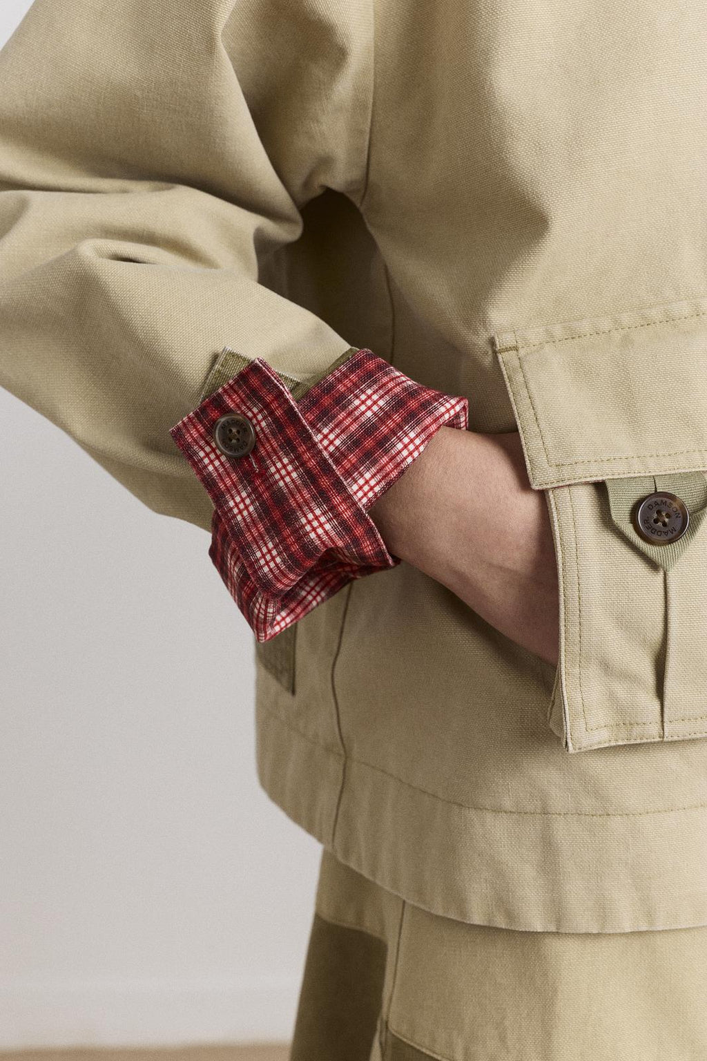 DAMSON MADDER Marcella barn jacket reversible multicolor