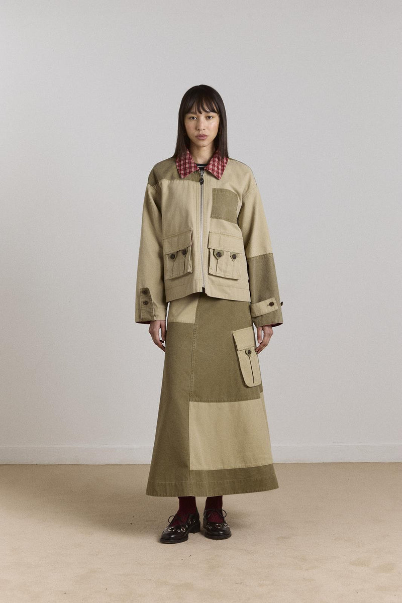 DAMSON MADDER Marcella barn jacket reversible multicolor