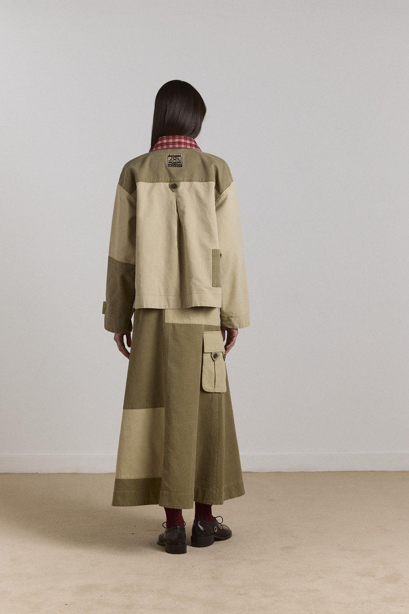 DAMSON MADDER Marcella barn jacket reversible multicolor