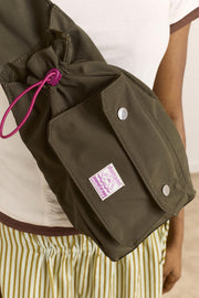 DAMSON MADDER Matilda cross body bag dark green