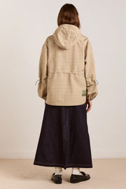 DAMSON MADDER Matilda raincoat gingham brown
