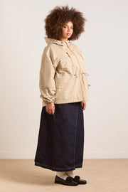 DAMSON MADDER Matilda raincoat gingham brown