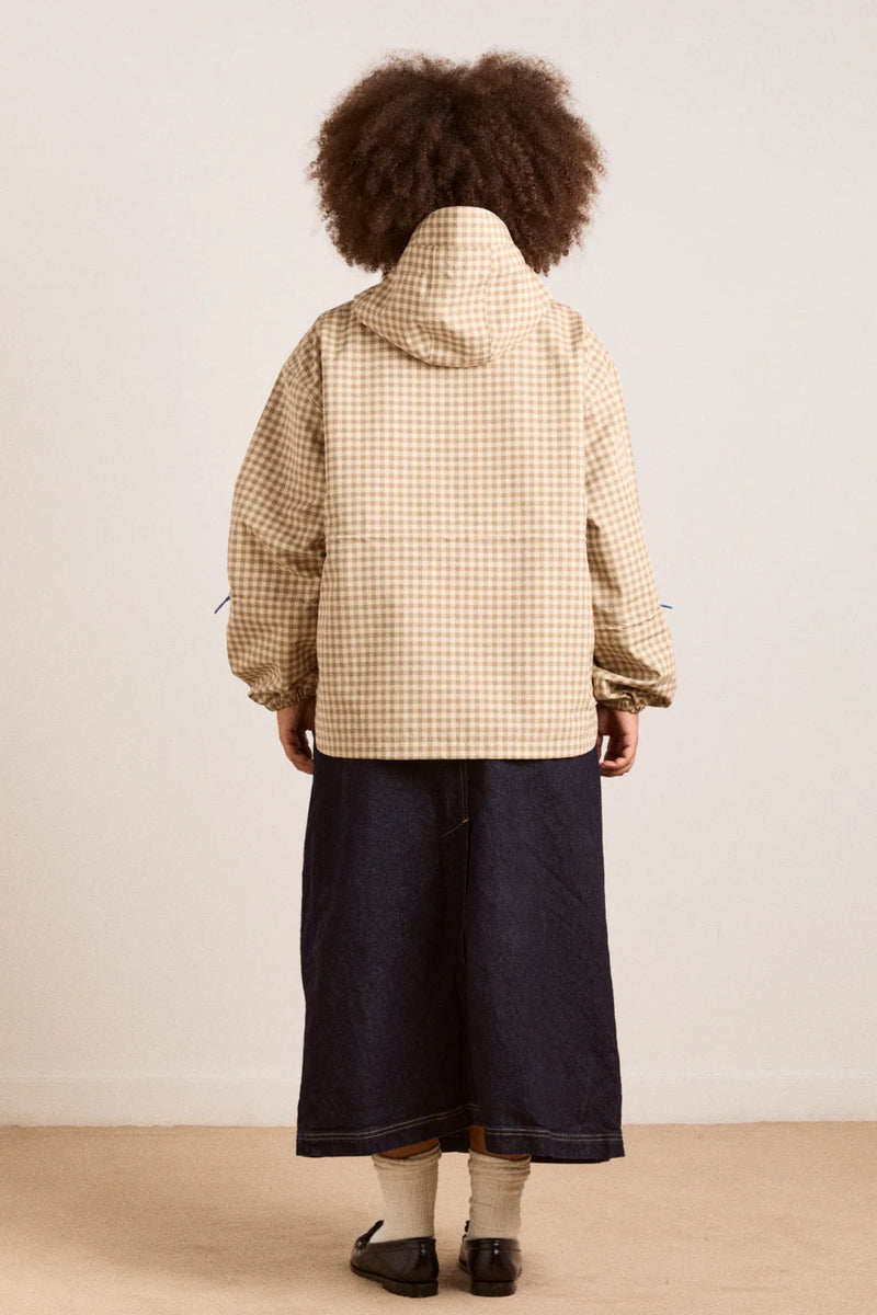 DAMSON MADDER Matilda raincoat gingham brown