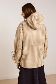 DAMSON MADDER Matilda raincoat gingham brown