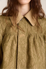 DAMSON MADDER Mini mercedes reversible coat stone brown