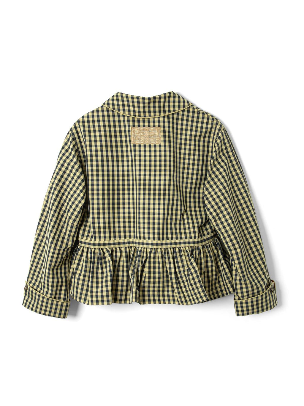 DAMSON MADDER Myrtle trench coat navy gingham