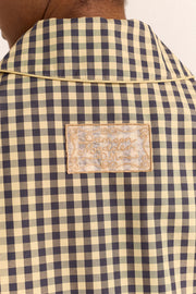 DAMSON MADDER Myrtle trench coat navy gingham