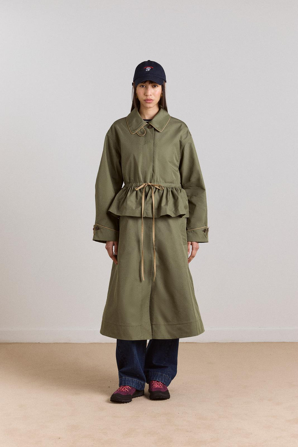 DAMSON MADDER Myrtle trench khaki green